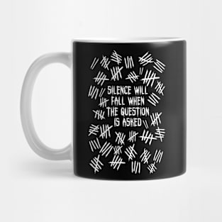 Silence asked white Mug